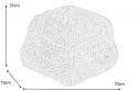 Invicta interior INVICTA pufa COSY IV niebieska - bawełna robiona ręcznie wypełnienie kulki styropianowe wykonane z EPS Invicta interior INVICTA pufa COSY IV niebieska - bawełna robiona ręcznie wypełnienie kulki styropianowe wykonane z EPS