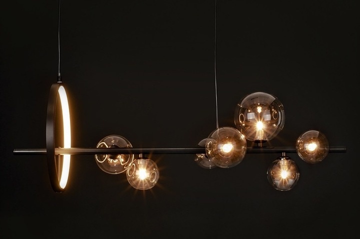 King Home Lampa sufitowa wisząca LED ALURE LINE 90 7xG9 King Home Lampa sufitowa wisząca LED ALURE LINE 90 7xG9
