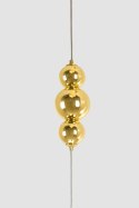 King Home Lampa wisząca LED BUTTERFLY DISC 5 motyle złota metal skrzydła akrylowe transparentne King Home Lampa wisząca LED BUTTERFLY DISC 5 motyle złota metal skrzydła akrylowe transparentne