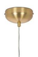 King Home Lampa wisząca ILLUSION BICOLOUR 90 srebrna / złota metalowa siateczka kopułka i podsufitka złoty