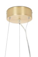 King Home Lampa wisząca LORO 3 metal złoty satynowy klosze w kształcie ptaków tworzywo PP