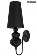 Moosee MOOSEE kinkiet lampa ścienna QUEEN 15 czarna stelaż aluminium lustrzany połysk gładki abażur tworzywo Moosee MOOSEE kinkiet lampa ścienna QUEEN 15 czarna stelaż aluminium lustrzany połysk gładki abażur tworzywo