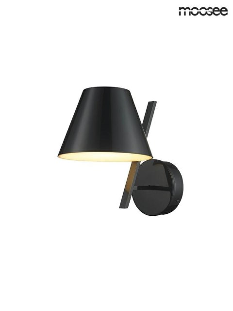 Moosee MOOSEE Kinkiet lampa ścienna MAGO czarna metalowa gwint E14 pozwala dostosować do własnych potrzeb barwę i moc światła Moosee MOOSEE Kinkiet lampa ścienna MAGO czarna metalowa gwint E14 pozwala dostosować do własnych potrzeb barwę i moc światła