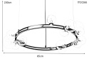 LAMPA WISZĄCA sufitowa ALURE 85 Moosee MOOSEE CZARNA OBRĘCZ KLOSZE SZKŁO PRZEZROCZYSTE 12xG9 LAMPA WISZĄCA sufitowa ALURE 85 Moosee MOOSEE CZARNA OBRĘCZ KLOSZE SZKŁO PRZEZROCZYSTE 12xG9