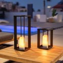 New Garden NEW GARDEN lampa dekoracyjna SIROCO 30 BATTERY IN&OUT czarna metal z baterią i pilotem New Garden NEW GARDEN lampa dekoracyjna SIROCO 30 BATTERY IN&OUT czarna metal z baterią i pilotem