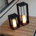 New Garden NEW GARDEN lampa dekoracyjna SIROCO 30 BATTERY IN&OUT czarna metal z baterią i pilotem New Garden NEW GARDEN lampa dekoracyjna SIROCO 30 BATTERY IN&OUT czarna metal z baterią i pilotem