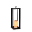New Garden NEW GARDEN lampa dekoracyjna SIROCO 50 BATTERY IN&OUT czarna metal z baterią i pilotem bezprzewodowa przenośna New Garden NEW GARDEN lampa dekoracyjna SIROCO 50 BATTERY IN&OUT czarna metal z baterią i pilotem bezprzewodowa przenośna