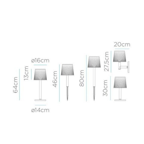 NEW GARDEN kinkiet lampa ogrodowa podłogowa biurkowa GRETA SOLAR NEGRO 5in1 czarna automatyczny oraz ręczny tryb włączania NEW GARDEN kinkiet lampa ogrodowa podłogowa biurkowa GRETA SOLAR NEGRO 5in1 czarna automatyczny oraz ręczny tryb włączania