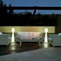 New Garden NEW GARDEN lampa podłogowa LED LOLA 110 CABLE biała tworzywo na taras i do ogrodu New Garden NEW GARDEN lampa podłogowa LED LOLA 110 CABLE biała tworzywo na taras i do ogrodu