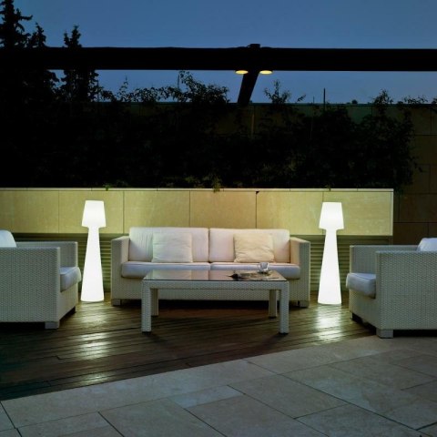 New Garden NEW GARDEN lampa podłogowa LED LOLA 110 CABLE biała tworzywo na taras i do ogrodu New Garden NEW GARDEN lampa podłogowa LED LOLA 110 CABLE biała tworzywo na taras i do ogrodu
