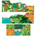 Petit Collage Petit Collage Naklejki z Planszą Zwierzęta Petit Collage Petit Collage Naklejki z Planszą Zwierzęta