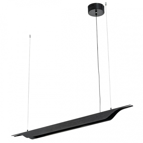 King Home Lampa wisząca VERTIGO czarna - LED, szczotkowane aluminium do domu biura lokalu King Home Lampa wisząca VERTIGO czarna - LED, szczotkowane aluminium do domu biura lokalu
