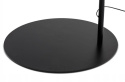 King Home Lampa podłogowa CLEO czarna - włókno szklane, podstawa metal klosz aluminium przesłony mleczny akryl E27 King Home Lampa podłogowa CLEO czarna - włókno szklane, podstawa metal klosz aluminium przesłony mleczny akryl E27