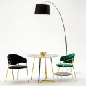 King Home Lampa podłogowa CLEO czarna - włókno szklane, podstawa metal klosz aluminium przesłony mleczny akryl E27 King Home Lampa podłogowa CLEO czarna - włókno szklane, podstawa metal klosz aluminium przesłony mleczny akryl E27