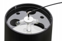 King Home Lampa podłogowa CLEO czarna - włókno szklane, podstawa metal klosz aluminium przesłony mleczny akryl E27 King Home Lampa podłogowa CLEO czarna - włókno szklane, podstawa metal klosz aluminium przesłony mleczny akryl E27