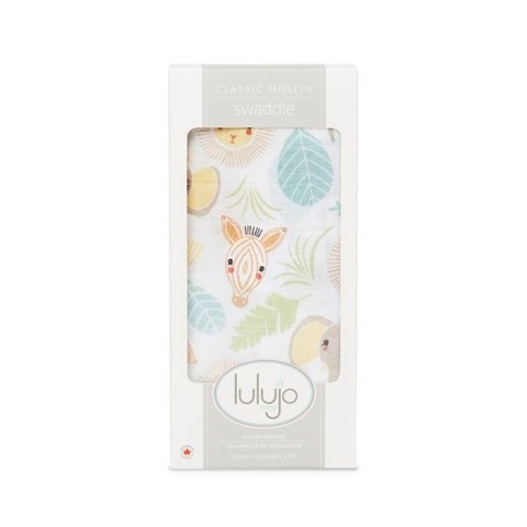 Lulujo Lulujo Kocyk Muślinowy Jungle Lulujo Lulujo Kocyk Muślinowy Jungle