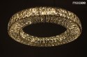 Moosee MOOSEE lampa wisząca LED ALLISIA 80 złota metal szkło kryształowe transparentny Moosee MOOSEE lampa wisząca LED ALLISIA 80 złota metal szkło kryształowe transparentny