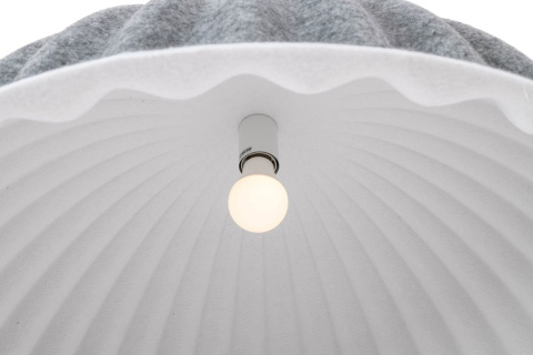 Moosee MOOSEE lampa wisząca MOLD 75 szara filc obszyty tkaniną przypomina kapelusz lampa tłumi dźwięki Moosee MOOSEE lampa wisząca MOLD 75 szara filc obszyty tkaniną przypomina kapelusz lampa tłumi dźwięki