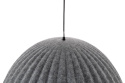 Moosee MOOSEE lampa wisząca MOLD 75 szara filc obszyty tkaniną przypomina kapelusz lampa tłumi dźwięki