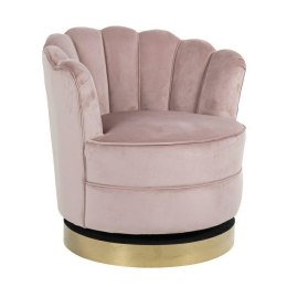 Richmond Interiors RICHMOND fotel obrotowy MILA PINK VELVET