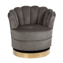 Richmond Interiors RICHMOND fotel obrotowy MILA STONE VELVET Richmond Interiors RICHMOND fotel obrotowy MILA STONE VELVET