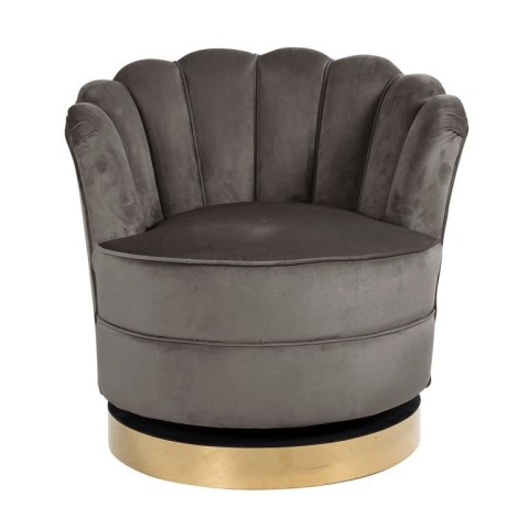 Richmond Interiors RICHMOND fotel obrotowy MILA STONE VELVET Richmond Interiors RICHMOND fotel obrotowy MILA STONE VELVET
