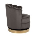 Richmond Interiors RICHMOND fotel obrotowy MILA STONE VELVET Richmond Interiors RICHMOND fotel obrotowy MILA STONE VELVET