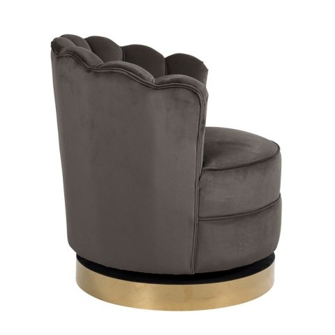Richmond Interiors RICHMOND fotel obrotowy MILA STONE VELVET Richmond Interiors RICHMOND fotel obrotowy MILA STONE VELVET