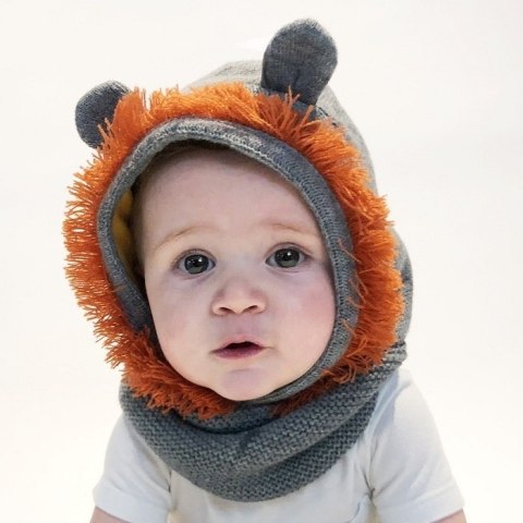 Zoocchini Zoocchini Czapka Komin Lew Leo 6-12M Zoocchini Zoocchini Czapka Komin Lew Leo 6-12M