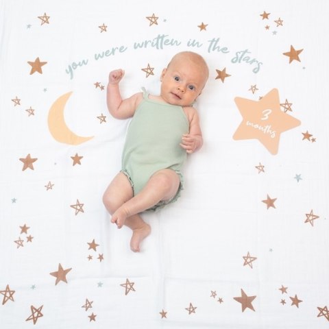 Lulujo Lulujo Zestaw Kocyk + Karty Written in the Stars Lulujo Lulujo Zestaw Kocyk + Karty Written in the Stars