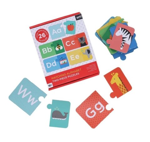 Petit Collage Petit Collage Puzzle Dwuelementowe Alfabet Petit Collage Petit Collage Puzzle Dwuelementowe Alfabet