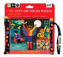 Petit Collage Petit Collage Puzzle Dwustronne w Torebce 49 el. Superbohaterowie Petit Collage Petit Collage Puzzle Dwustronne w Torebce 49 el. Superbohaterowie