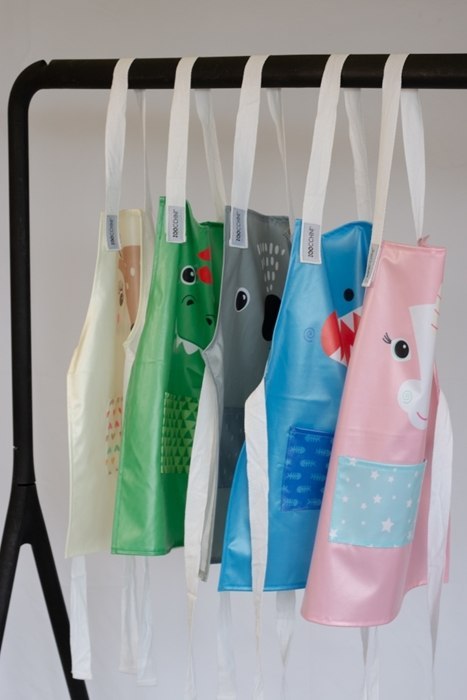 Zoocchini Zoocchini Fartuszek dla Dziecka do Przedszkola Jelonek Fiona Zoocchini Zoocchini Fartuszek dla Dziecka do Przedszkola Jelonek Fiona
