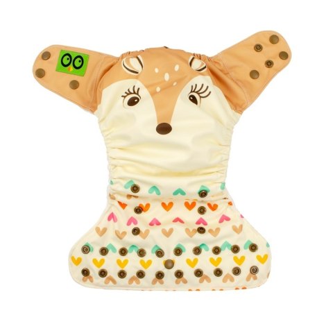 Zoocchini Zoocchini Pielucha wielorazowa AIO z 2 wkładami Jelonek Fiona Zoocchini Zoocchini Pielucha wielorazowa AIO z 2 wkładami Jelonek Fiona