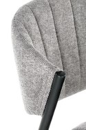Halmar K469 krzesło do jadalni popiel, materiał: tkanina / stal malowana proszkowo Halmar K469 krzesło do jadalni popiel, materiał: tkanina / stal malowana proszkowo
