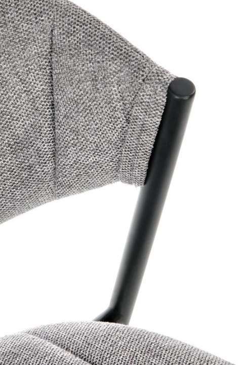 Halmar K469 krzesło do jadalni popiel, materiał: tkanina / stal malowana proszkowo Halmar K469 krzesło do jadalni popiel, materiał: tkanina / stal malowana proszkowo