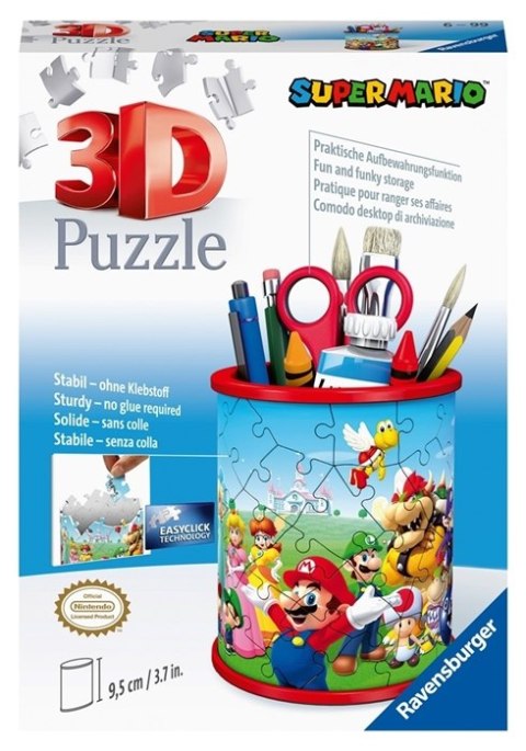 Ravensburger Ravensburger Puzzle 3D Przybornik na Biurko Super Mario 54 el. Ravensburger Ravensburger Puzzle 3D Przybornik na Biurko Super Mario 54 el.