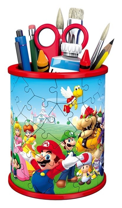 Ravensburger Ravensburger Puzzle 3D Przybornik na Biurko Super Mario 54 el. Ravensburger Ravensburger Puzzle 3D Przybornik na Biurko Super Mario 54 el.