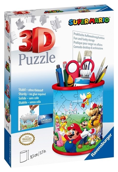 Ravensburger Ravensburger Puzzle 3D Przybornik na Biurko Super Mario 54 el. Ravensburger Ravensburger Puzzle 3D Przybornik na Biurko Super Mario 54 el.