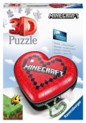 Ravensburger Ravensburger Puzzle 3D Serce Minecraft 54 el. Ravensburger Ravensburger Puzzle 3D Serce Minecraft 54 el.