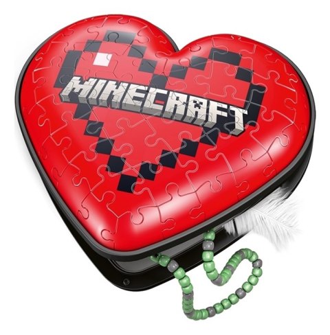 Ravensburger Ravensburger Puzzle 3D Serce Minecraft 54 el. Ravensburger Ravensburger Puzzle 3D Serce Minecraft 54 el.