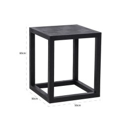 Richmond Interiors RICHMOND stolik BLAX 50 czarny