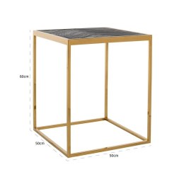 Richmond Interiors RICHMOND stolik BLACKBONE GOLD 50