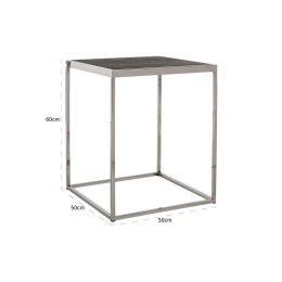 Richmond Interiors RICHMOND stolik BLACKBONE SILVER 50