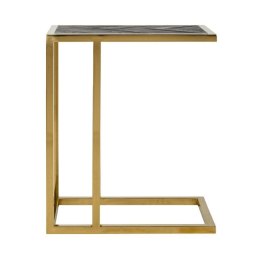 Richmond Interiors RICHMOND stolik boczny BLACKBONE GOLD