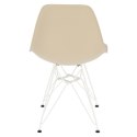 D2.DESIGN Krzesło P016 PP Black białe D2.DESIGN Krzesło P016 PP Black białe