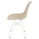 D2.DESIGN Krzesło P016 PP Black białe D2.DESIGN Krzesło P016 PP Black białe