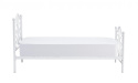 HALMAR łóżko PANAMA 90 cm metalowe białe - stal malowana proszkowo - do sypialni, pokoju młodziezowego - stal malowana proszkowo HALMAR łóżko PANAMA 90 cm metalowe białe - stal malowana proszkowo - do sypialni, pokoju młodziezowego - stal malowana proszkowo
