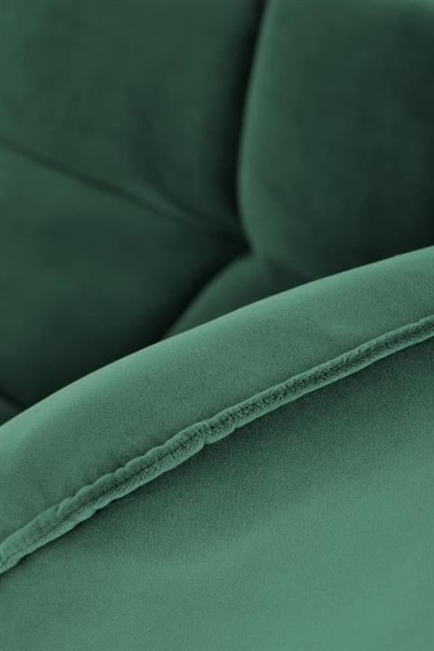 Halmar BELTON fotel wypoczynkowy ciemny zielony materiał: tkanina velvet / stal malowana Halmar BELTON fotel wypoczynkowy ciemny zielony materiał: tkanina velvet / stal malowana