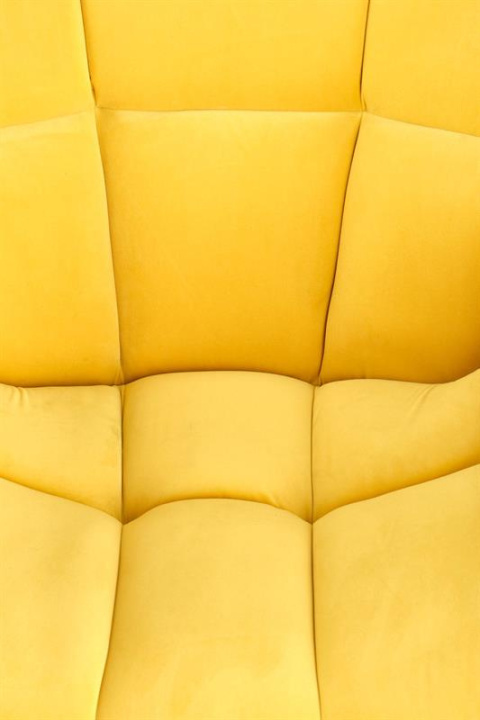 Halmar BELTON fotel wypoczynkowy żółty materiał: tkanina velvet / stal malowana Halmar BELTON fotel wypoczynkowy żółty materiał: tkanina velvet / stal malowana